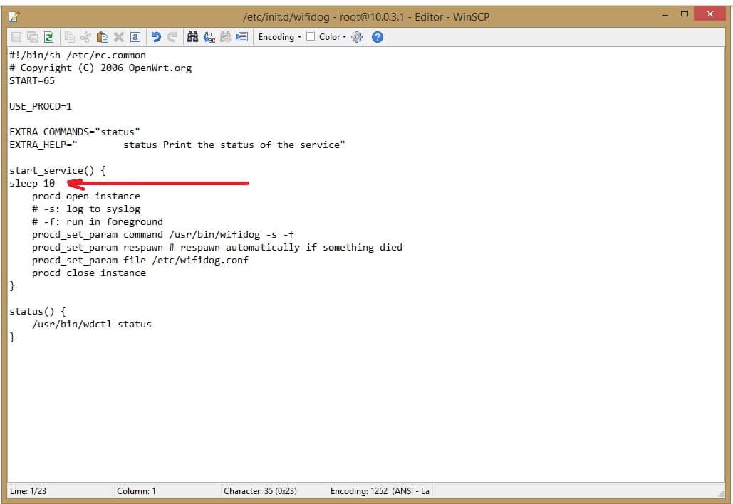 wifidog config